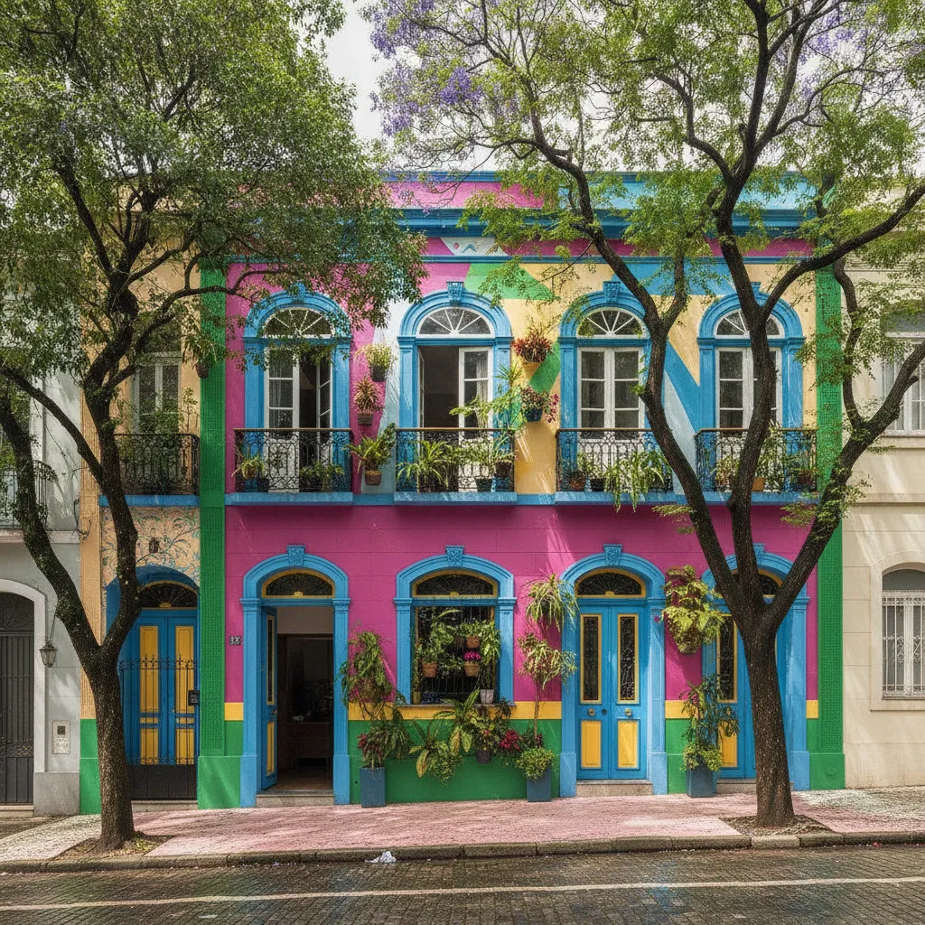 Casa contemporânea com jardim e piscina